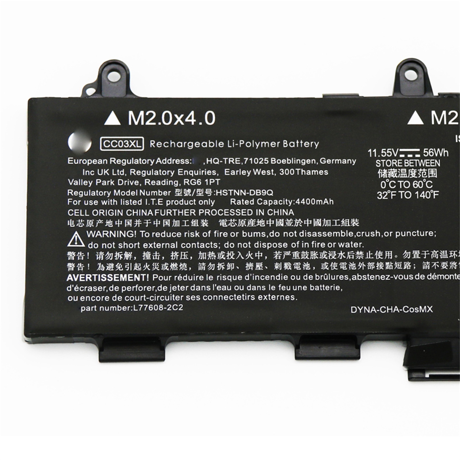 CC03XL バッテリー CC03XL 電池 53Wh/4400mAh ・HPノートパソコン互換 EliteBook 830 835 840 845 G7 CC03XL 交換用のバッテリー dc909