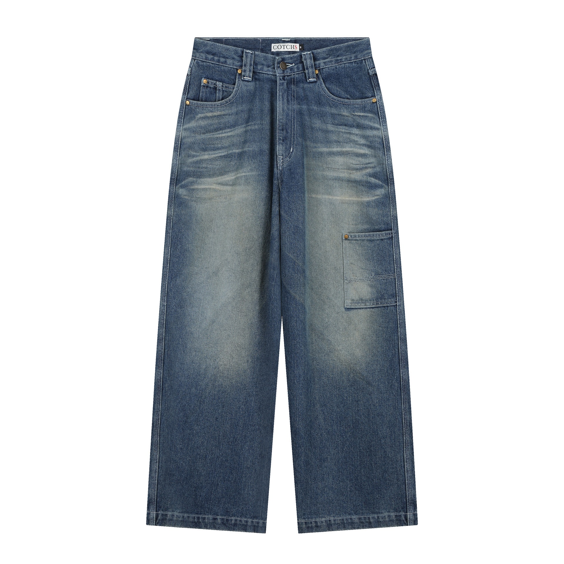 COTCHS★韓国★人気★男女兼用★COTCHS STAR DENIM (WASHED) COTCHS】COTCHS STAR DENIM (WASHED)