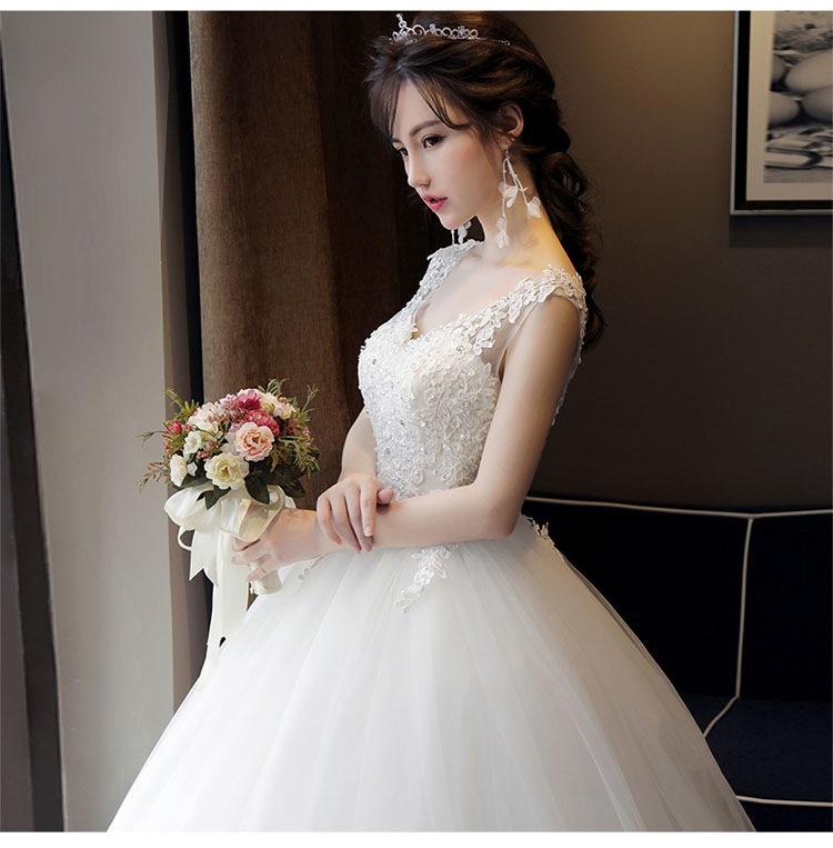 【即納】ウェディングドレス 白 プリンセラインドレス ノースリーブ 刺繍 Aライン エンパイアドレス レース ドレス 豪華な花嫁ドレス 編み上げタイプ シンプルドレス/姫系ドレス/刺繍フリルドレス 【即納】ウェディングドレス 白 プリンセラインドレス ノースリーブ 刺繍 Aライン エンパイアドレス レース ドレス 豪華な花嫁ドレス 編み上げタイプ シンプルドレス/姫系ドレス/刺繍フリルドレス