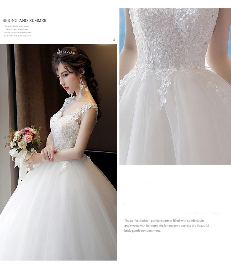 【即納】ウェディングドレス 白 プリンセラインドレス ノースリーブ 刺繍 Aライン エンパイアドレス レース ドレス 豪華な花嫁ドレス 編み上げタイプ シンプルドレス/姫系ドレス/刺繍フリルドレス 【即納】ウェディングドレス 白 プリンセラインドレス ノースリーブ 刺繍 Aライン エンパイアドレス レース ドレス 豪華な花嫁ドレス 編み上げタイプ シンプルドレス/姫系ドレス/刺繍フリルドレス