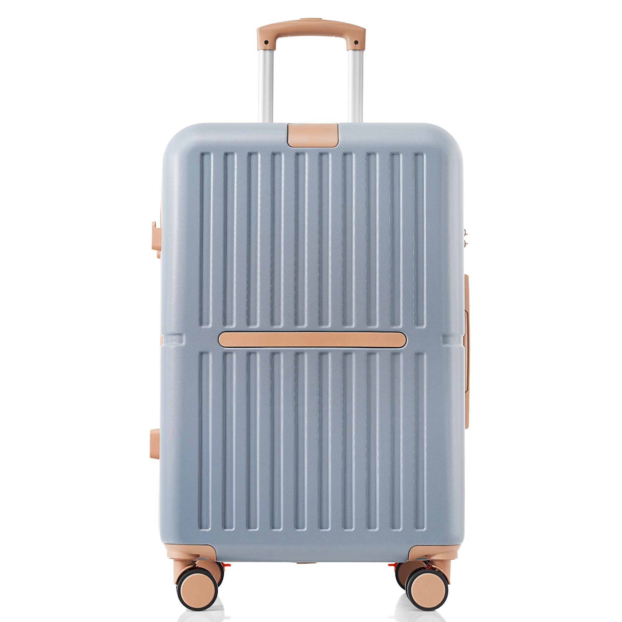 【国内即発送】スーツケース Lサイズ USBポート付き キャリーケース ストッパー付き カップホルダー付きフック式底足 7日~14日 大容量 超軽量 軽い おしゃれ64
