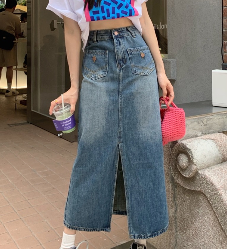 スカート モテアイテム デニムスカート ミモレ丈 サイドスリット 綿 デニム コットン 可愛い きれいめ 上品 おしゃれ かっこいい 可愛い ラブリー キュート ガーリー クール モード系 スカート モテアイテム デニムスカート ミモレ丈 サイドスリット 綿 デニム コットン 可愛い きれいめ 上品 おしゃれ かっこいい 可愛い ラブリー キュート ガーリー クール モード系