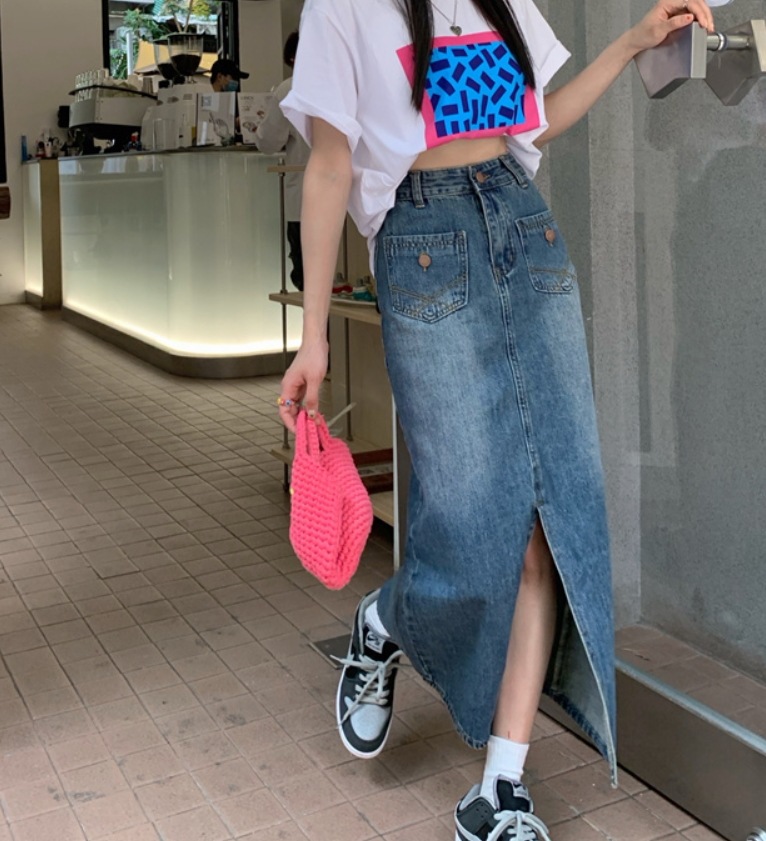 スカート モテアイテム デニムスカート ミモレ丈 サイドスリット 綿 デニム コットン 可愛い きれいめ 上品 おしゃれ かっこいい 可愛い ラブリー キュート ガーリー クール モード系 スカート モテアイテム デニムスカート ミモレ丈 サイドスリット 綿 デニム コットン 可愛い きれいめ 上品 おしゃれ かっこいい 可愛い ラブリー キュート ガーリー クール モード系