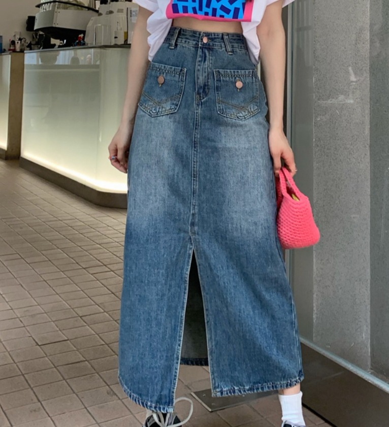 スカート モテアイテム デニムスカート ミモレ丈 サイドスリット 綿 デニム コットン 可愛い きれいめ 上品 おしゃれ かっこいい 可愛い ラブリー キュート ガーリー クール モード系 スカート モテアイテム デニムスカート ミモレ丈 サイドスリット 綿 デニム コットン 可愛い きれいめ 上品 おしゃれ かっこいい 可愛い ラブリー キュート ガーリー クール モード系