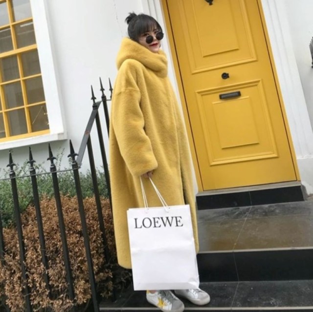 エコファー コート アウター フェイクファーコート コ コート アウター フード付き ロング 秋冬新作 エコファー コート アウター フェイクファーコート コ コート アウター フード付き ロング 秋冬新作