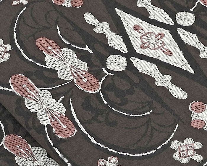 袋帯 新品仕立済 正絹 西陣 大光謹製 民芸の美 梅菱幾何模様 袋帯 新品 仕立て上がり