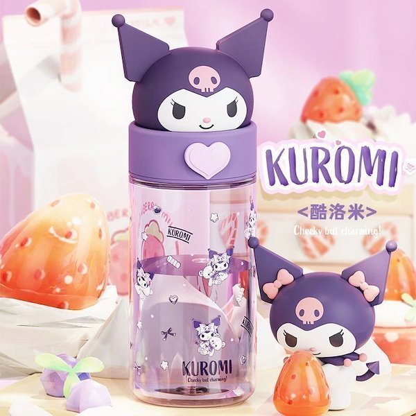 Kuromi + STARBUCKS ブラック水筒 500ml Kuromi + STARBUCKS ブラック水筒 500ml 4524785510630_1.jpg