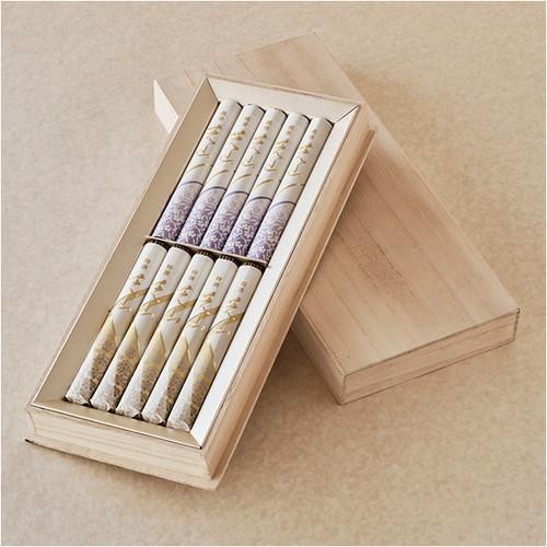 日本香堂 芝山 二種香(銘香芝山・特撰芝山)桐箱短寸10入 65017 日本香堂 芝山 二種香(銘香芝山・特撰芝山)桐箱短寸10入 65017