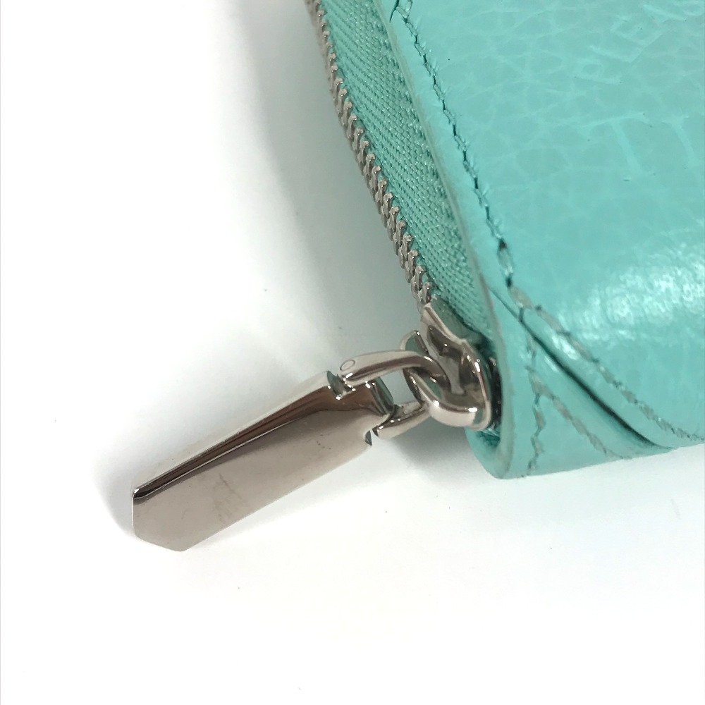 コインケース リターントゥティファニー コンパクトウォレット 財布 小銭入れ ハート ラウンドファスナー レザー ブルー コインケース リターントゥティファニー コンパクトウォレット 財布 小銭入れ ハート ラウンドファスナー レザー ブルー