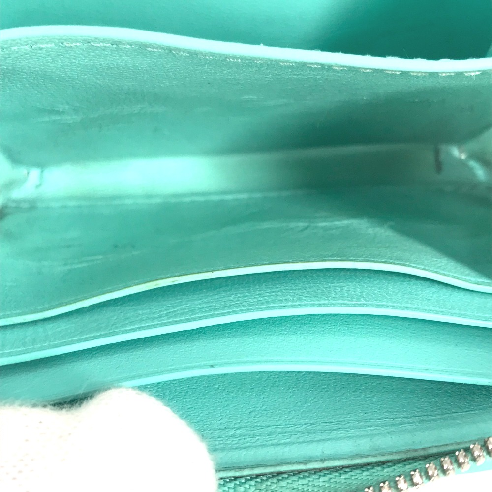 コインケース リターントゥティファニー コンパクトウォレット 財布 小銭入れ ハート ラウンドファスナー レザー ブルー コインケース リターントゥティファニー コンパクトウォレット 財布 小銭入れ ハート ラウンドファスナー レザー ブルー