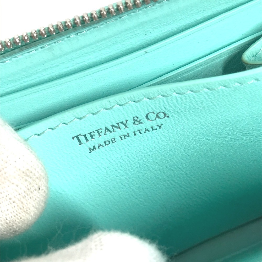 コインケース リターントゥティファニー コンパクトウォレット 財布 小銭入れ ハート ラウンドファスナー レザー ブルー コインケース リターントゥティファニー コンパクトウォレット 財布 小銭入れ ハート ラウンドファスナー レザー ブルー