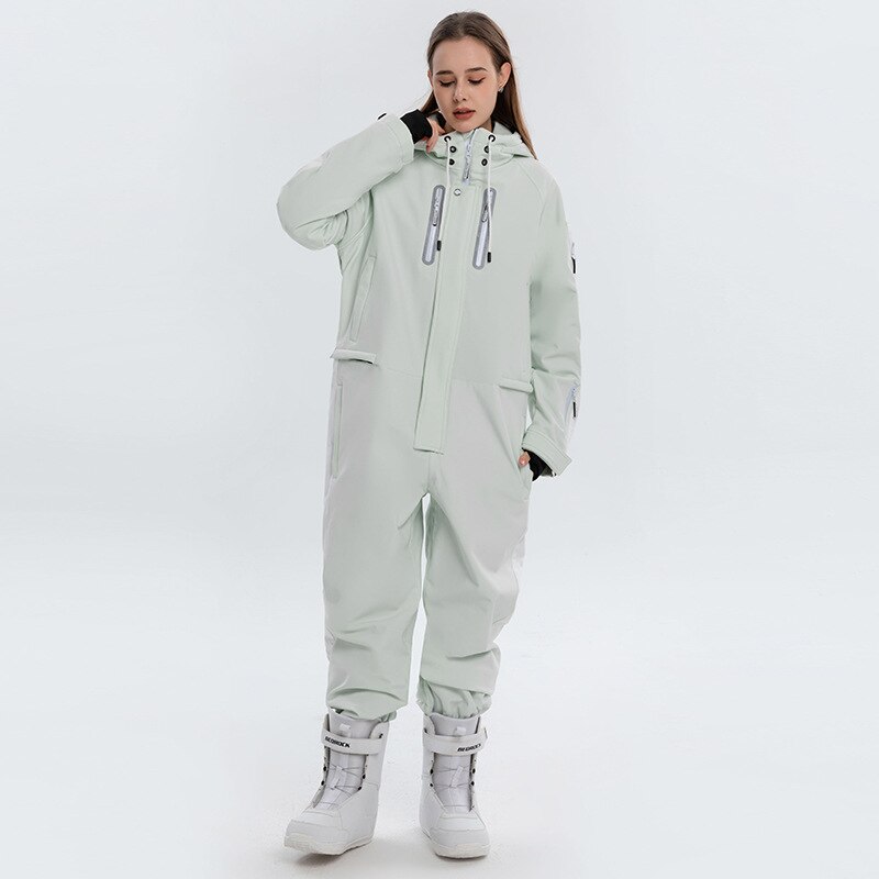 迅速な出荷 スノーパンツ スノーボードウェ ジャンプスーツ アスキーウェア 男女通用 防水 防寒