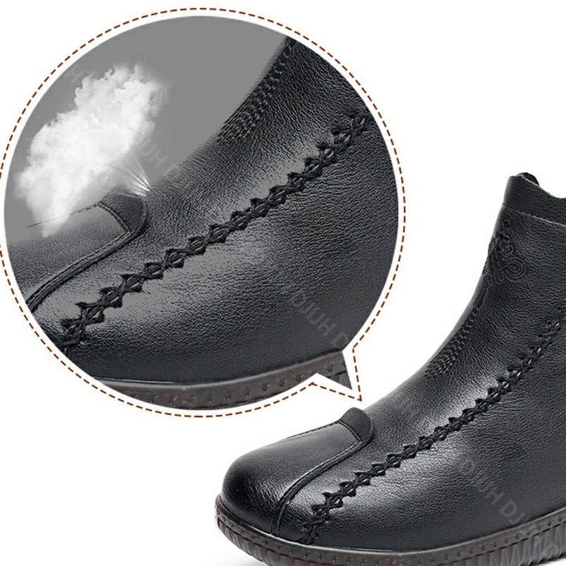 レディース ショートブーツ サイドジップ 柔らかい 歩きやすい カジュアル 滑りにくい 柔らかい 幅広 ラウンドトゥ ローヒール アンクルブーツ ハイカット 防寒 ブーツ おしゃれ スノーシューズ 暖