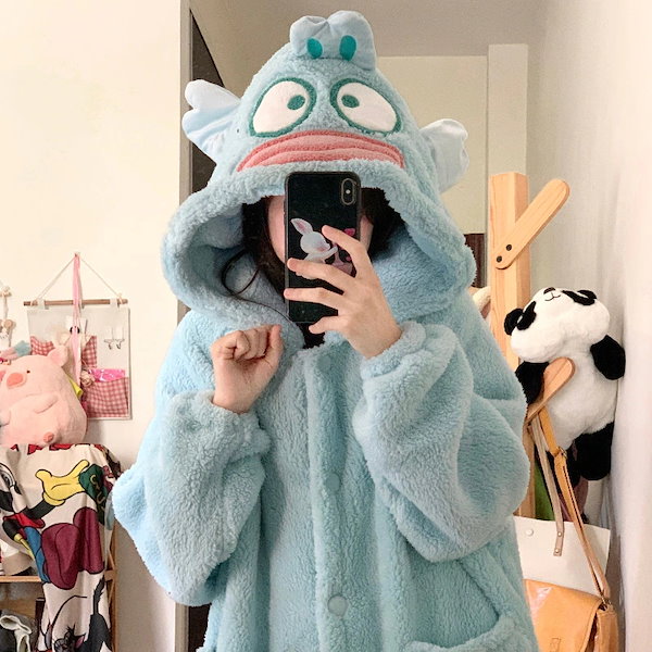 Qoo10] サンリオSanrio もこもこ パジャマ