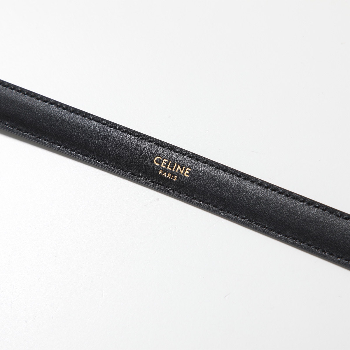 CELINE セリーヌ ナローベルト ELEGANT CHARM 1 エレガント チャーム 45BBQ3A01.38NO レディース トリオンフ レザー Bla CELINE セリーヌ ナローベルト ELEGANT CHARM 1 エレガント チャーム 45BBQ3A01.38NO レディース トリオンフ レザー Bla