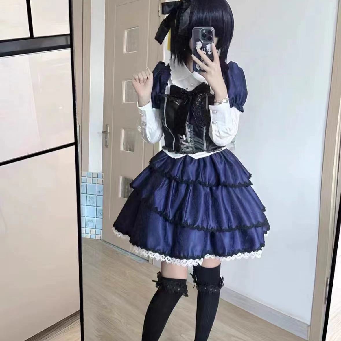 【漫画展オススメ】中二病でも恋がしたい Cos 衣装 Xiaotiaoyu 六花 コスプレ レディース ロリータ 【漫画展オススメ】中二病でも恋がしたい Cos 衣装 Xiaotiaoyu 六花 コスプレ レディース ロリータ