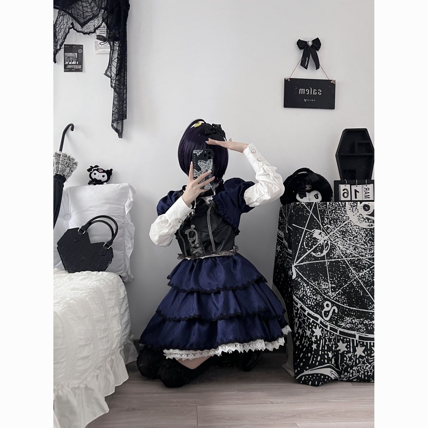 【漫画展オススメ】中二病でも恋がしたい Cos 衣装 Xiaotiaoyu 六花 コスプレ レディース ロリータ 【漫画展オススメ】中二病でも恋がしたい Cos 衣装 Xiaotiaoyu 六花 コスプレ レディース ロリータ