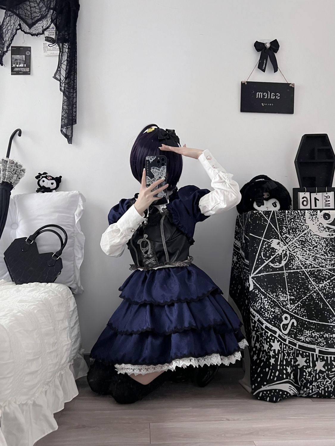 【漫画展オススメ】中二病でも恋がしたい Cos 衣装 Xiaotiaoyu 六花 コスプレ レディース ロリータ 【漫画展オススメ】中二病でも恋がしたい Cos 衣装 Xiaotiaoyu 六花 コスプレ レディース ロリータ