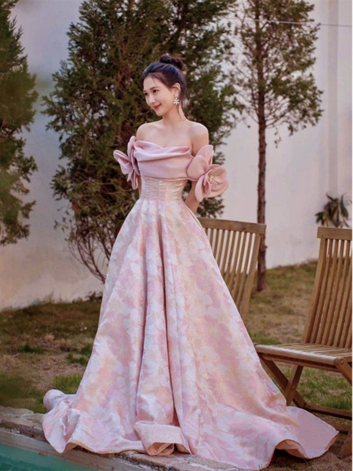 花冠 ピンク系 結婚式 ウェディング 前撮り 花冠 花かんむり ウェディング ヘッドドレス ピンク 結婚式
