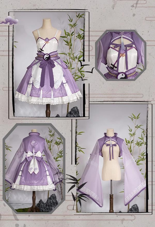 ワンピース ロリータ キョンシー ハロウィン 膝丈 中華風 レディース ゴスロリ Aライン ロリィタファッション リボン 長袖 ロリータワンピース コスチューム コスプレ 衣装 ゾンビ 可愛い 仮装 ワンピース ロリータ キョンシー ハロウィン 膝丈 中華風 レディース ゴスロリ Aライン ロリィタファッション リボン 長袖 ロリータワンピース コスチューム コスプレ 衣装 ゾンビ 可愛い 仮装