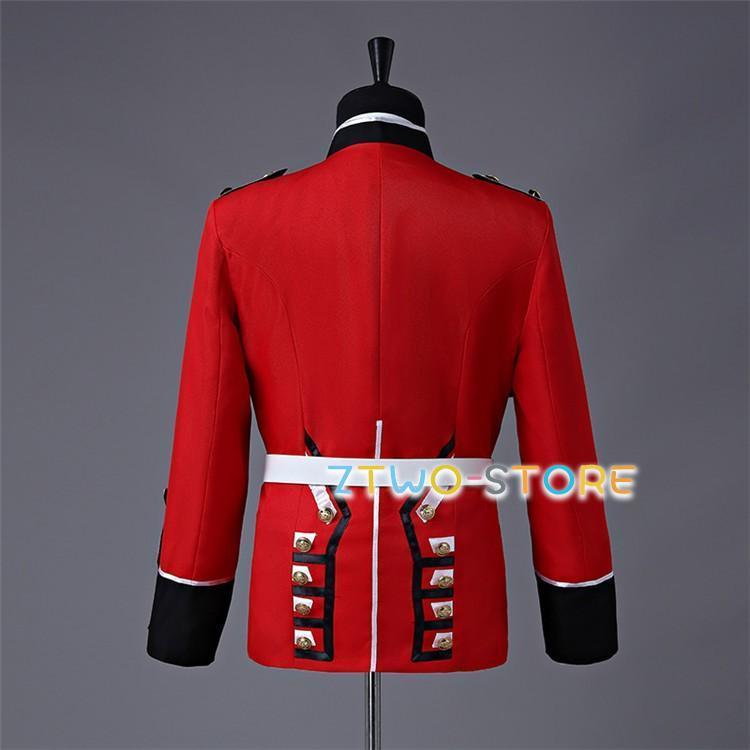 XS/S/M/L/XL 伯爵 貴族 服 男性用スーツ 4点セット 皇室 儀仗隊