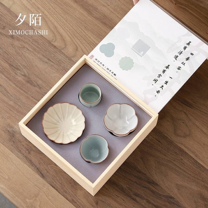 故宮文化創意四君子茶碗セット陶器梅蘭竹菊茶碗セット如窯名人茶碗誕生日プレゼント 故宮文化創意四君子茶碗セット陶器梅蘭竹菊茶碗セット如窯名人茶碗誕生日プレゼント