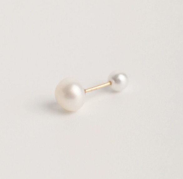 [ハンソヒ 着用][14kgold] CR017 Classic pearling 韓国の人気芸能人着用 韓国女性アクセサリー カスタムジュエリー 大学生ファッション の人気ブランド