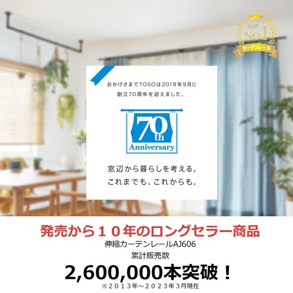 伸縮カーテンレール AJ606 シングル 4.0m（2.14.0m） ホワイト