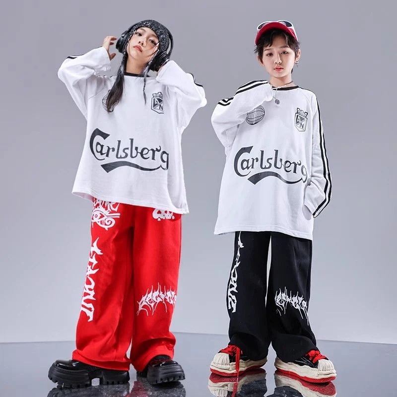 元旦の街のダンスの子供のファッション服のスーツの男の子の子供のヒップホップのhiphopのクールでかっこいい女の子のジャズの秋冬の出演服