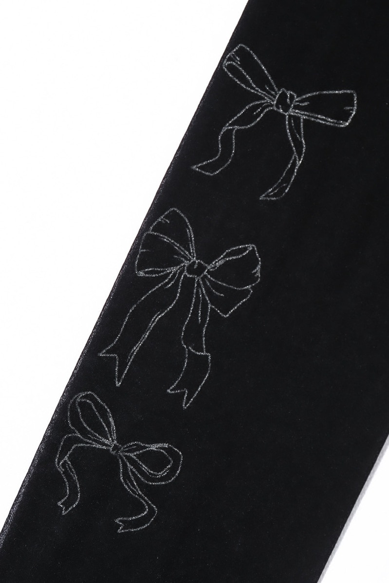 【NEWJEANS 着用】 ODDONEOUT_3 RIBBON PRINTED STOCKING (2 COLOR)