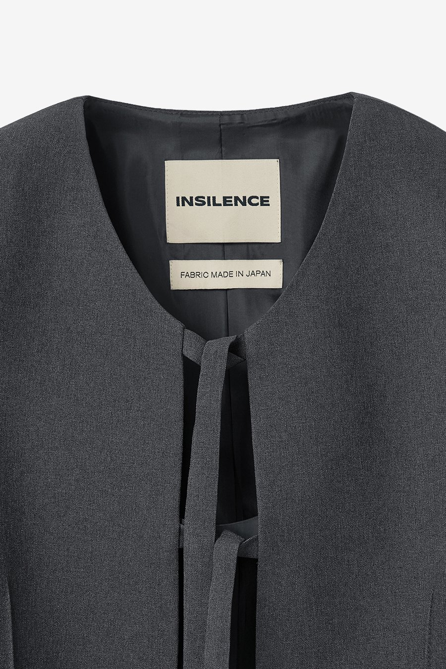 【INSILENCE】 SHORT LIGHT JACKET : CHARCOAL 【INSILENCE】 SHORT LIGHT JACKET : CHARCOAL