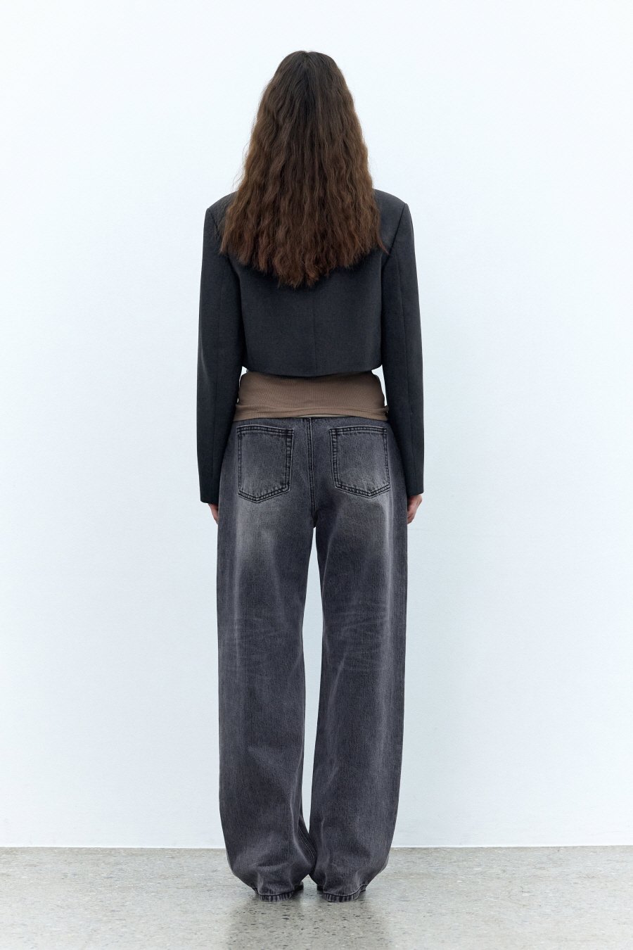 【INSILENCE】 SHORT LIGHT JACKET : CHARCOAL 【INSILENCE】 SHORT LIGHT JACKET : CHARCOAL