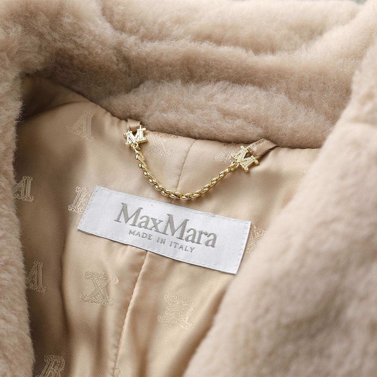 MAX MARA マックスマーラ ケープ CAMBUSA1 レディース テディベアケープ コート ファー ボア セーラーカラー ジャケット 002