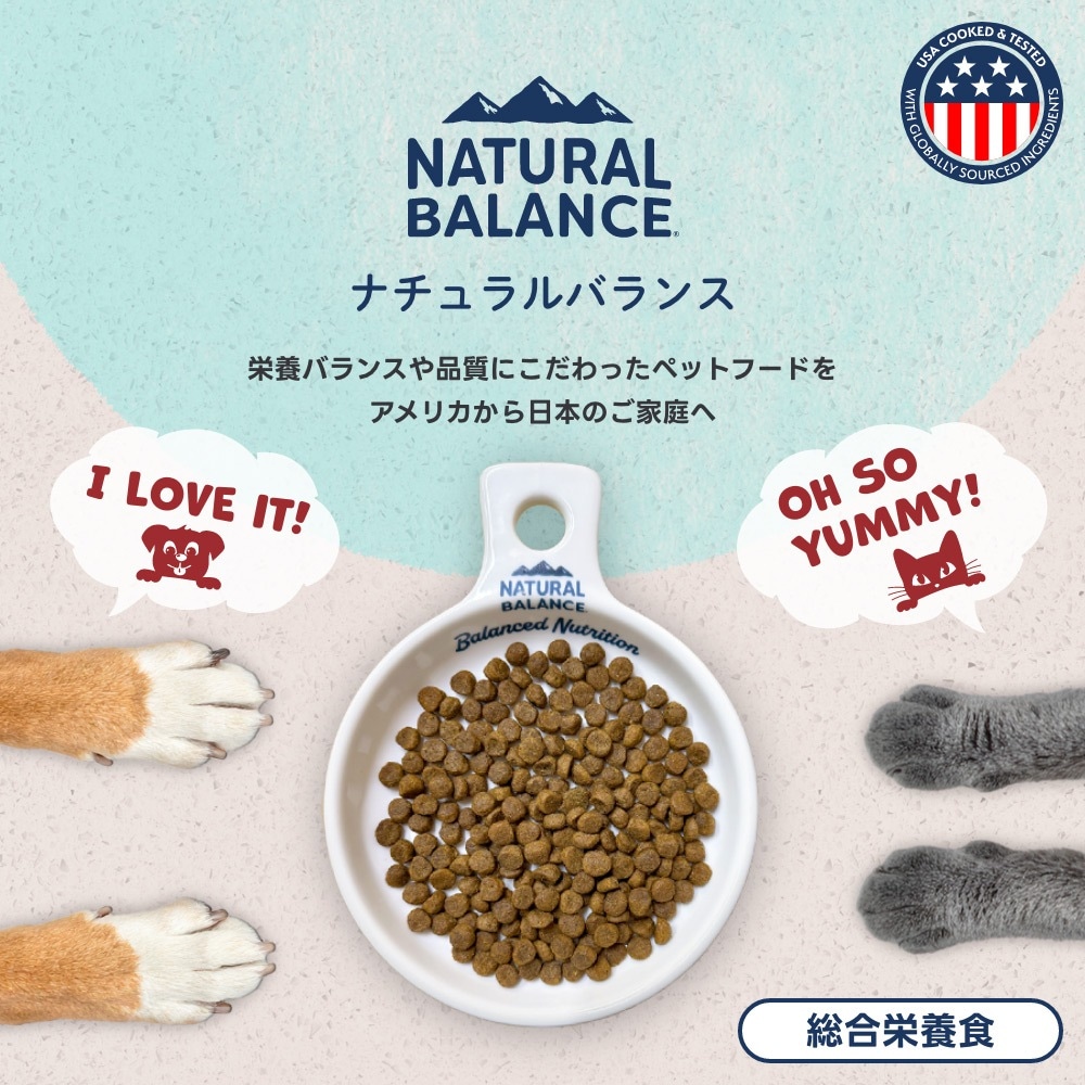 ナチュラルバランス LID 成犬用 サーモン&スイートポテトレシピ小粒 2kg 正規品 グレインフリー 総合栄養食 成犬期用 ドッグフード Natural Balance
