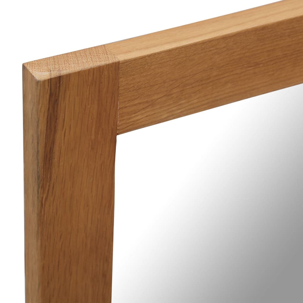 ミラー 50x70cm オーク無垢材 ミラー 50x70cm オーク無垢材