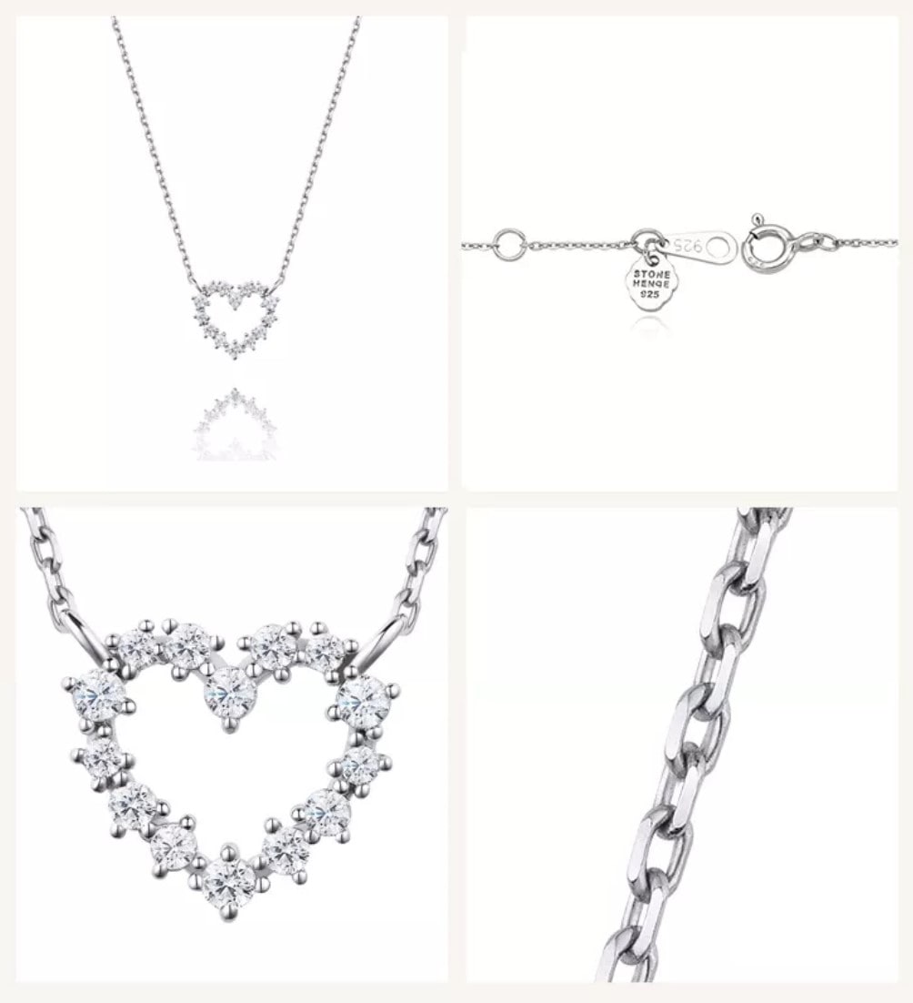 シルバーネックレスH0154