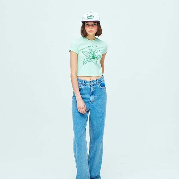 Qoo10] Mardi Mercredi 正規品 CROPPED TSHIRT B