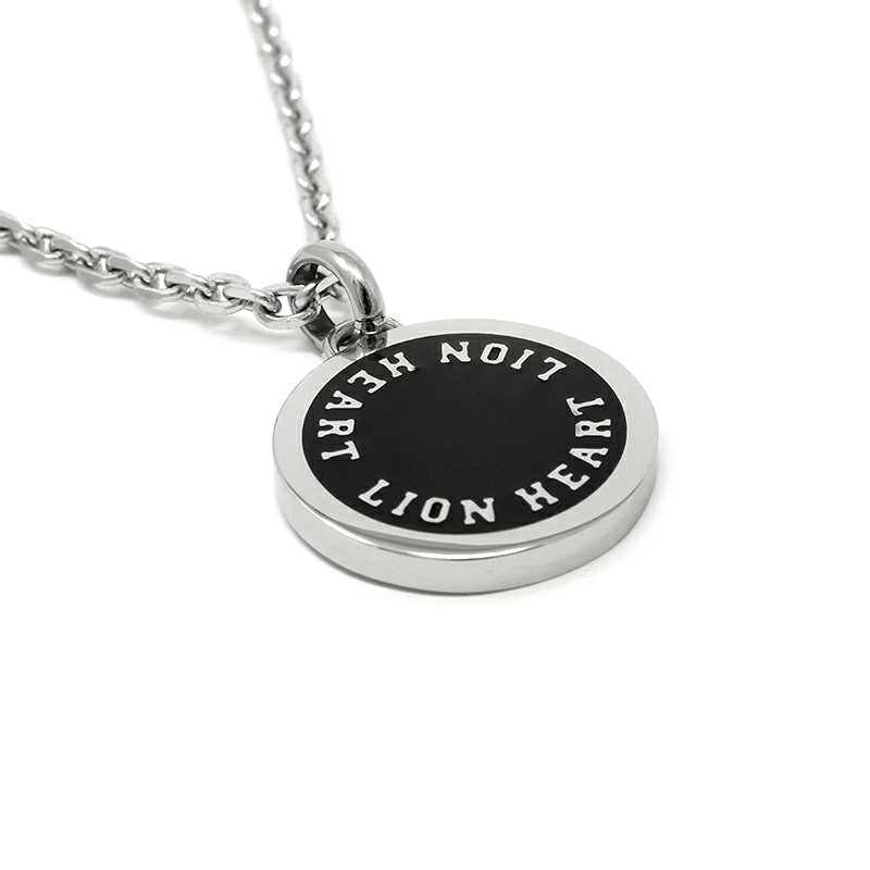 LH-1 サークルコイン ネックレス サージカルステンレス 03NE0395SV ステンレスネックレス (金属アレルギー対応) ペンダント メンズ ブラン LH-1 サークルコイン ネックレス サージカルステンレス 03NE0395SV ステンレスネックレス (金属アレルギー対応) ペンダント メンズ ブラン