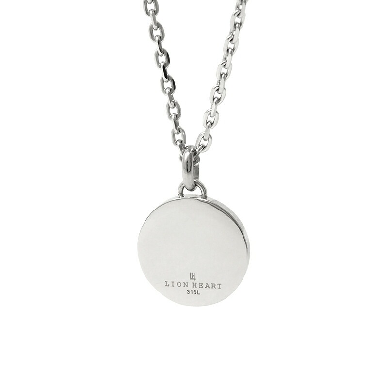 LH-1 サークルコイン ネックレス サージカルステンレス 03NE0395SV ステンレスネックレス (金属アレルギー対応) ペンダント メンズ ブラン LH-1 サークルコイン ネックレス サージカルステンレス 03NE0395SV ステンレスネックレス (金属アレルギー対応) ペンダント メンズ ブラン