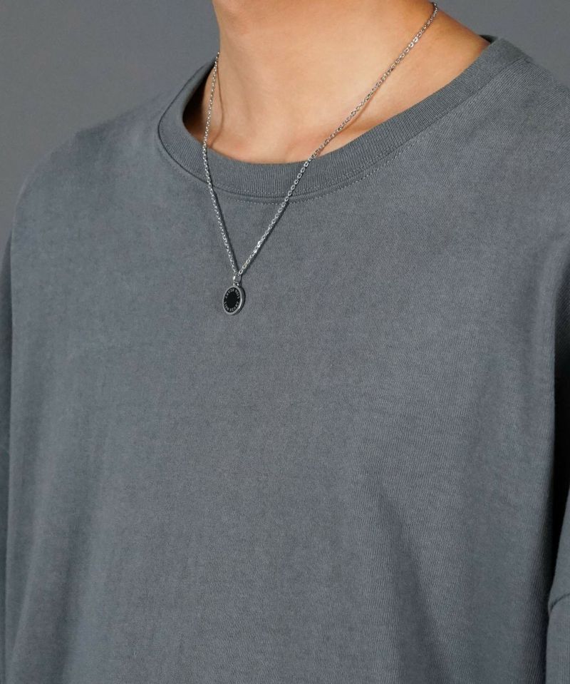 LH-1 サークルコイン ネックレス サージカルステンレス 03NE0395SV ステンレスネックレス (金属アレルギー対応) ペンダント メンズ ブラン LH-1 サークルコイン ネックレス サージカルステンレス 03NE0395SV ステンレスネックレス (金属アレルギー対応) ペンダント メンズ ブラン