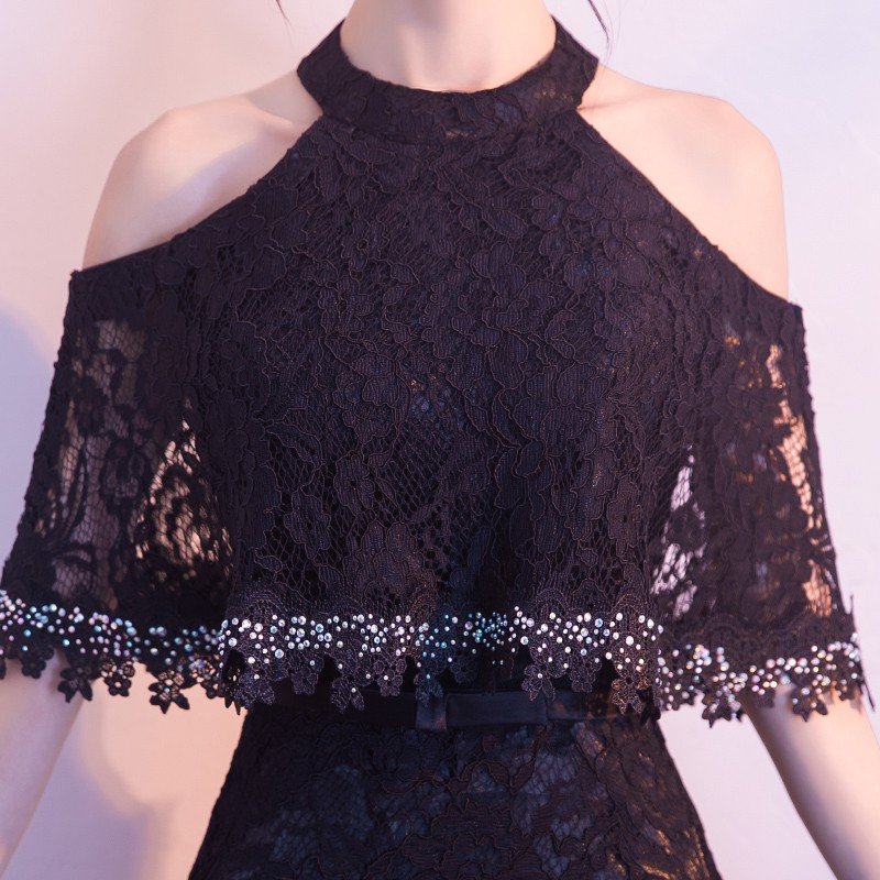 パーティードレス 演奏会 結婚式 カラードレス 黒 ロング 安い イブニングドレス 二次会 花嫁 フ