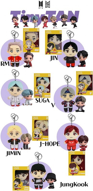 Qoo10] TinyTAN BTSジミン TinyTANキーホルダー