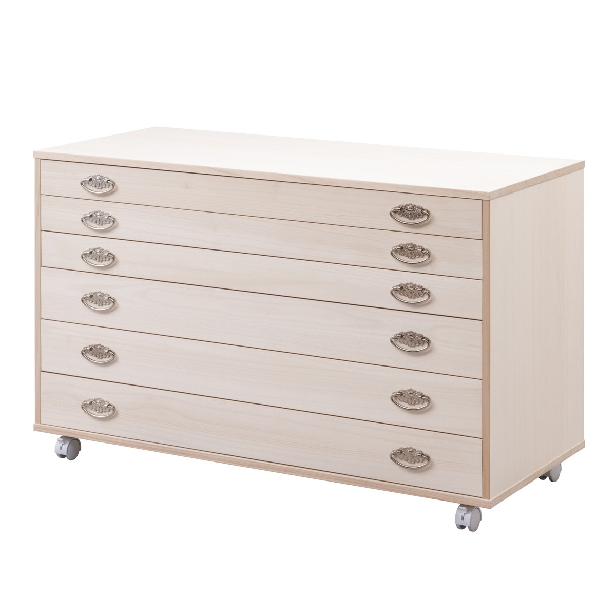 桐タンス 幅99.5cm 6段 シルバー金具 キャスター付 日本製 桐 たんす チェスト 収納 完成品 天然木 国産 家具 積み重ね 引き出し 六段 生地仕上げ たとう紙が入る 木製 シンプル 桐タンス 幅99.5cm 6段 シルバー金具 キャスター付 日本製 桐 たんす チェスト 収納 完成品 天然木 国産 家具 積み重ね 引き出し 六段 生地仕上げ たとう紙が入る 木製 シンプル