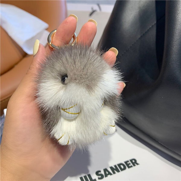 Qoo10] かわいいミニミンクファーハムスターカーキ