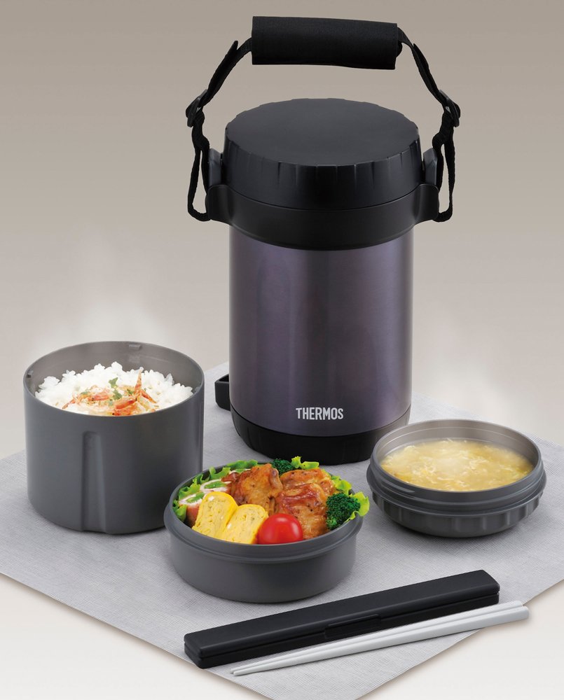 サーモス ステンレスランチジャー 約1.6合 ミッドナイトブルー JBG-2000 MDB