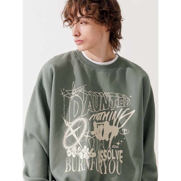 Qoo10 ティーダブリュエヌ ツインデントスウェットシャツカー プリン