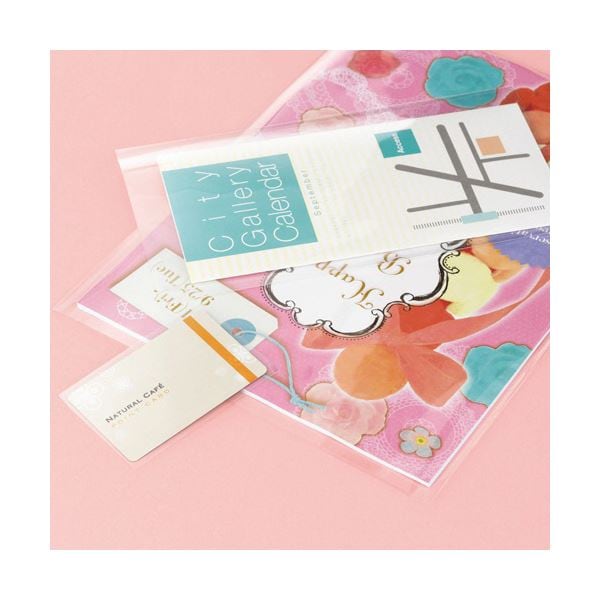 (まとめ) TANOSEE OPP袋 フラット380×600mm 1パック（100枚） (×10セット)