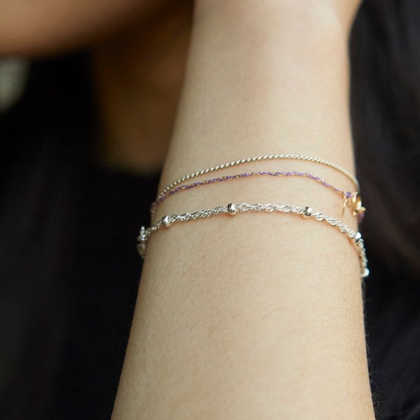 【HANNA543.】B512▲ブレスレット▲シルバー▲BTS愛用 HANNA543.】B512△ブレスレット△シルバー△BTS愛用 (HANNA543