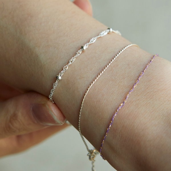 【HANNA543.】B500S▲ブレスレット▲シルバー▲BTS愛用 HANNA543.】B62S△ブレスレット△シルバー△BTS愛用 HANNA543
