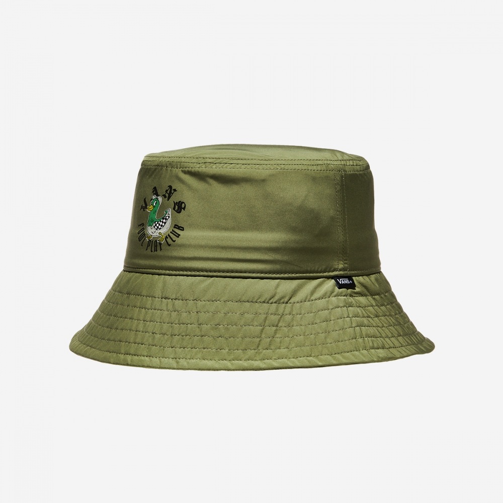 バンストップバケットハット VN000NKDZBF-ローデングリーン バンストップバケットハット VN000NKDZBF-ローデングリーン